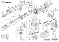 Bosch 3 611 B4A 001 Gbh 3-28 Dfr Rotary Hammer 230 V / Eu Spare Parts